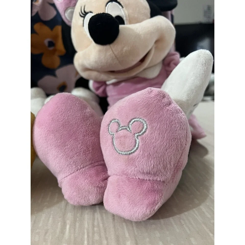 Lot of 2 - Mickey and Minnie Mouse 18‎ Inch Plush - EUC Let's Play